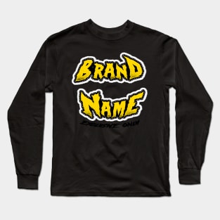 Logotype Embroidery Effect Long Sleeve T-Shirt